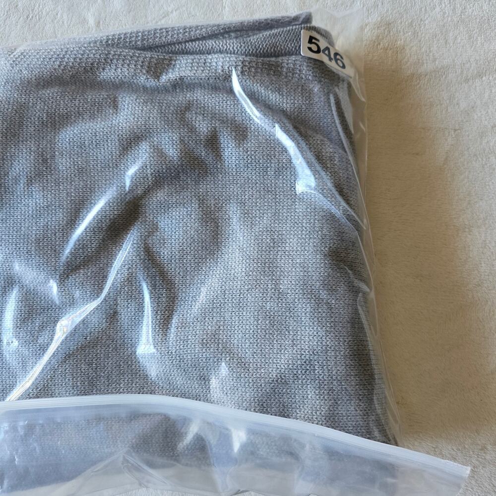 Eileen fisher Peruvian Organic Cotton Gray Long Cardigan L Layering Minimalist - Picture 11 of 11
